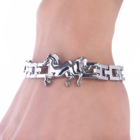 Horse Silver Bracelet