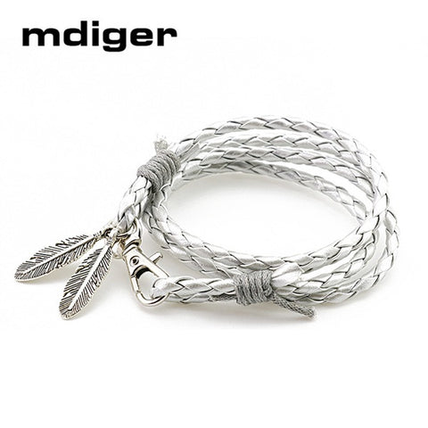 Multi-layer feather Bracelet