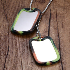 Stainless Steel Double Dog Tag Necklace