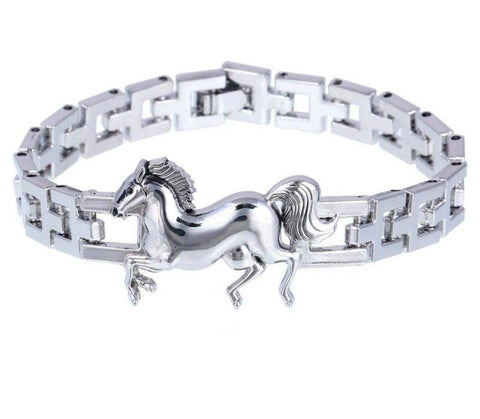 Horse Silver Bracelet