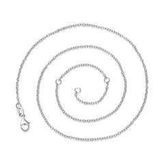 Sterling Silver Chains and Link Necklace